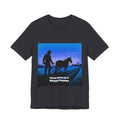 Classic Movies No 47 - Midnight Ploughboy Silhouette with Horse T-Shirt | Sunset Scene