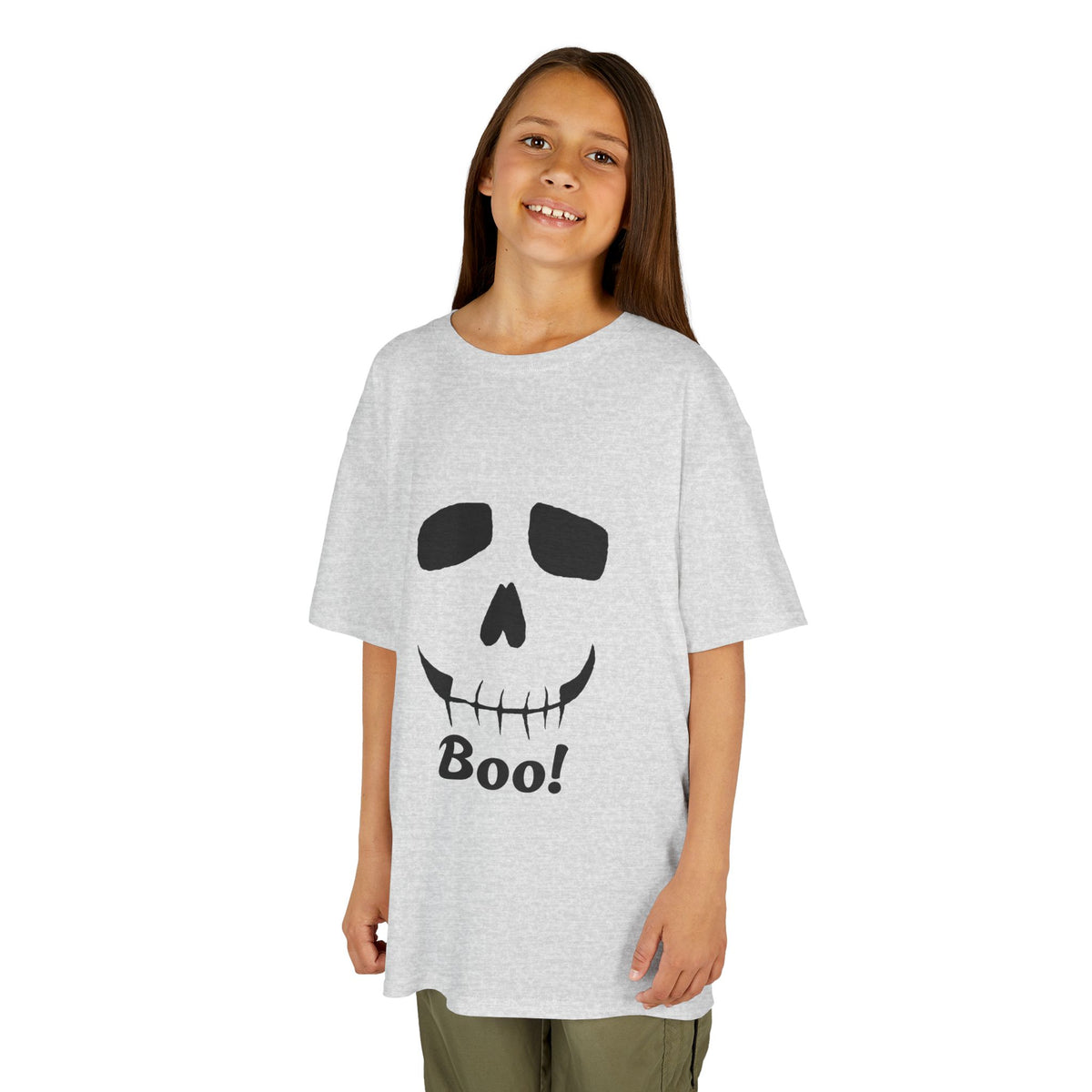 Kids Halloween 'Boo!' Skull Tee