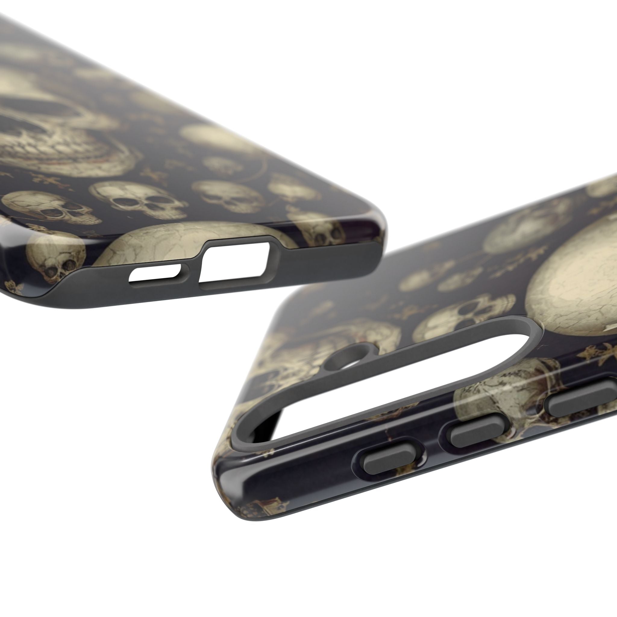 Skull Pattern Phone Case — Gothic Vintage Skull Design for iPhone