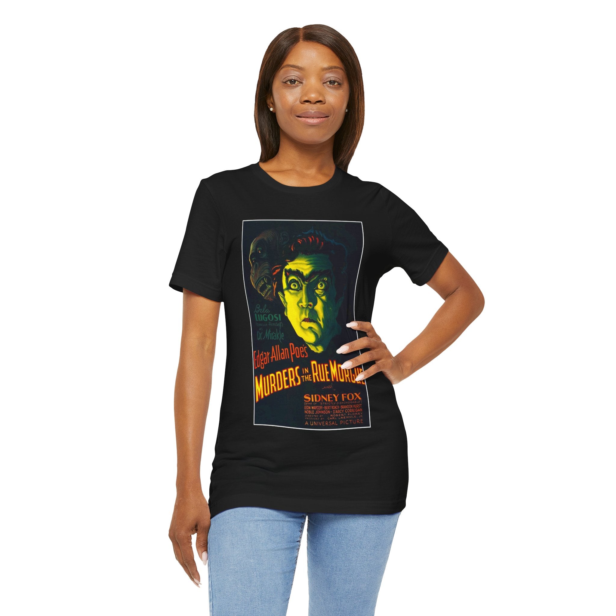 Murders in the Rue Morgue Vintage Horror Tee — Edgar Allan Poe Poster Shirt