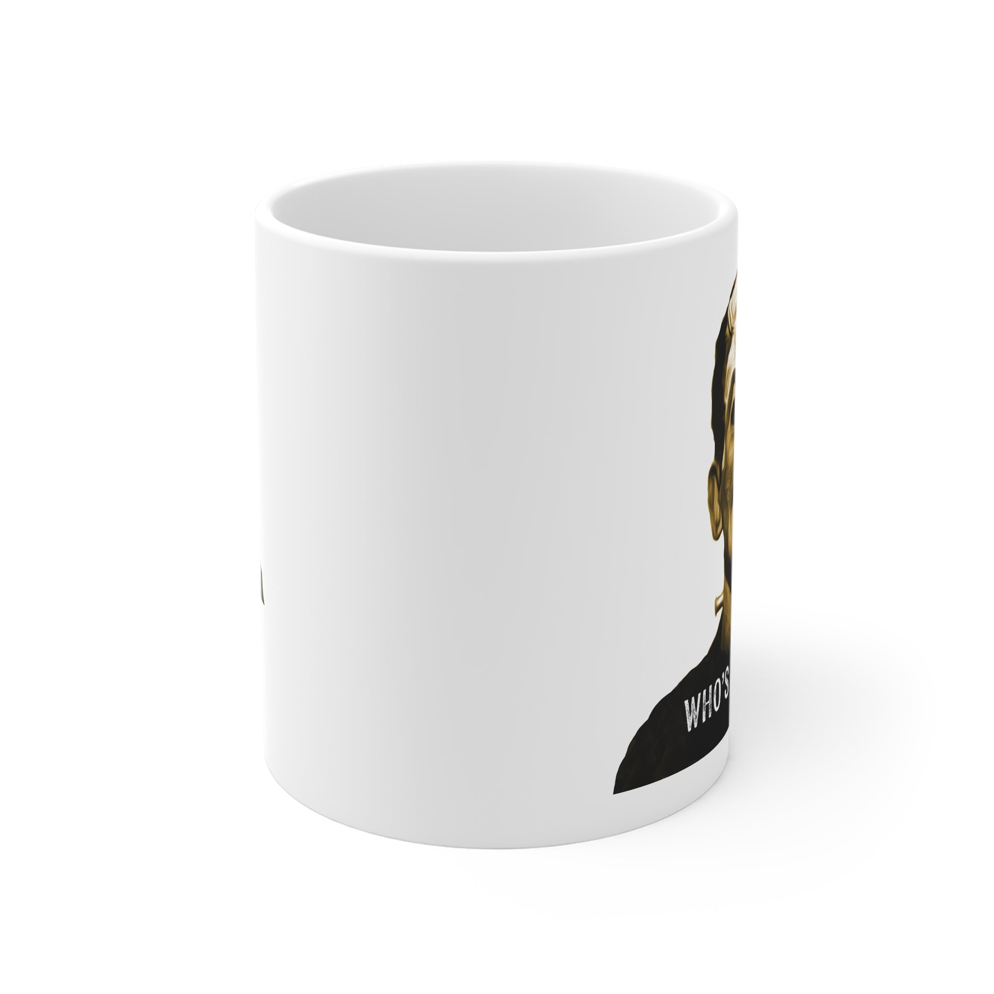Who's the Daddy? Graphic Frankenstein Coffee Mug, Funny Halloween Gift