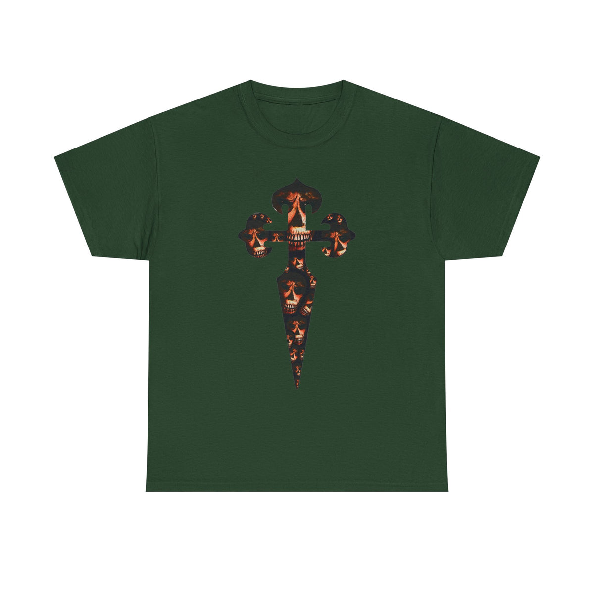 Celtic Skull Dagger Graphic Tee — Gothic Horror Print