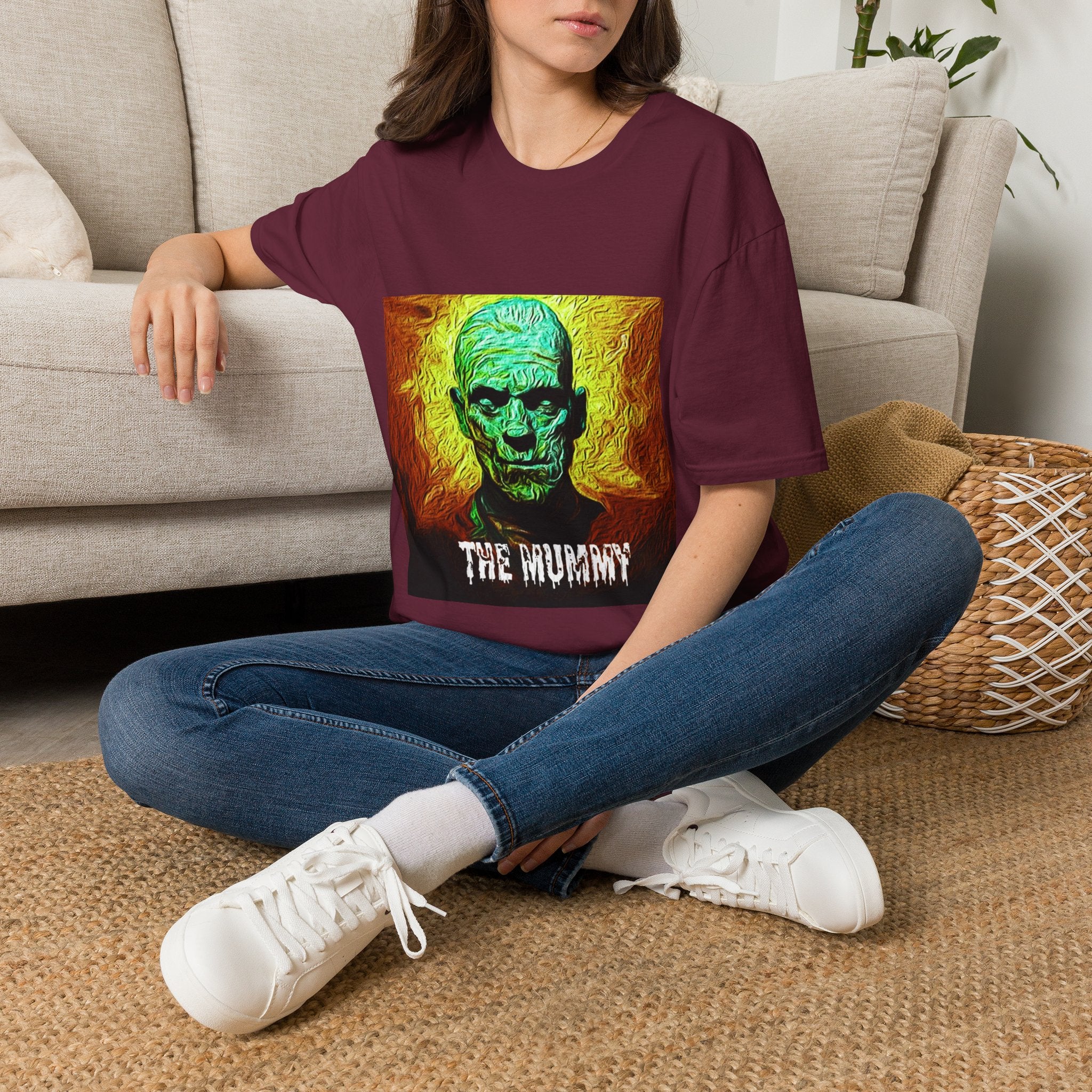 The Mummy Vintage Horror T-Shirt — Retro Green Monster Graphic Tee