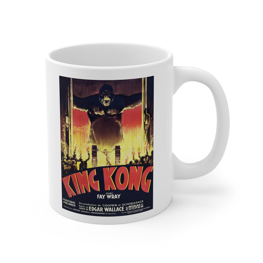 King Kong Movie Poster Mug — Classic Vintage Film Coffee Cup