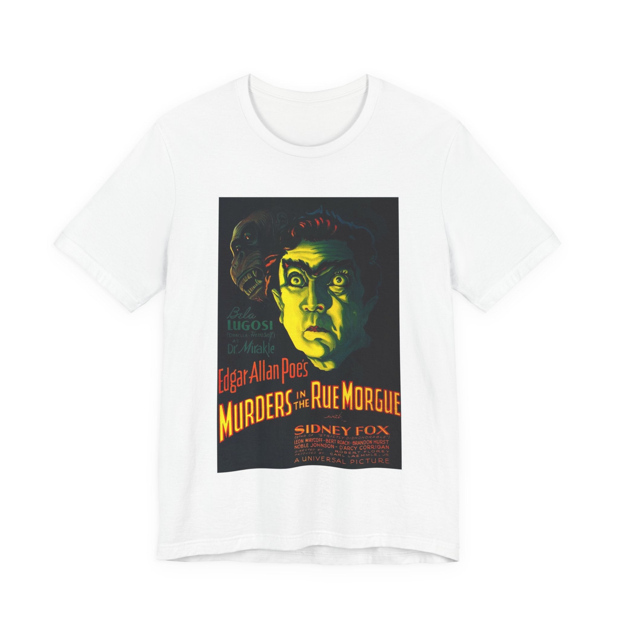 Murders in the Rue Morgue Vintage Horror Tee — Edgar Allan Poe Poster Shirt
