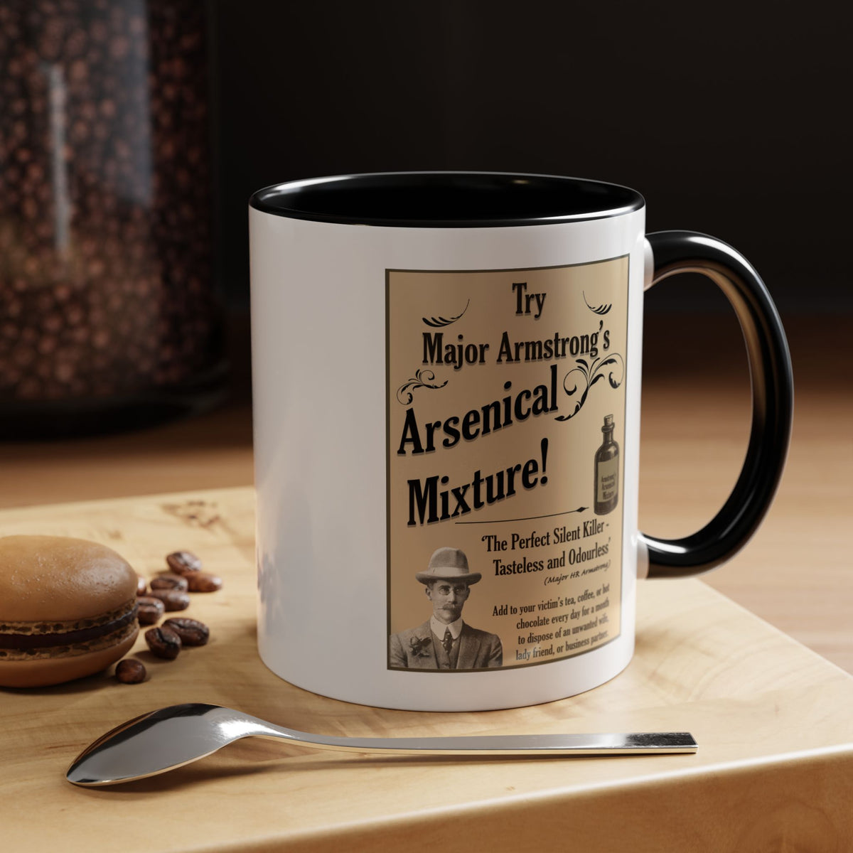 Vintage Arsenical Mixture Coffee Mug - Retro Advertising Accent Mug