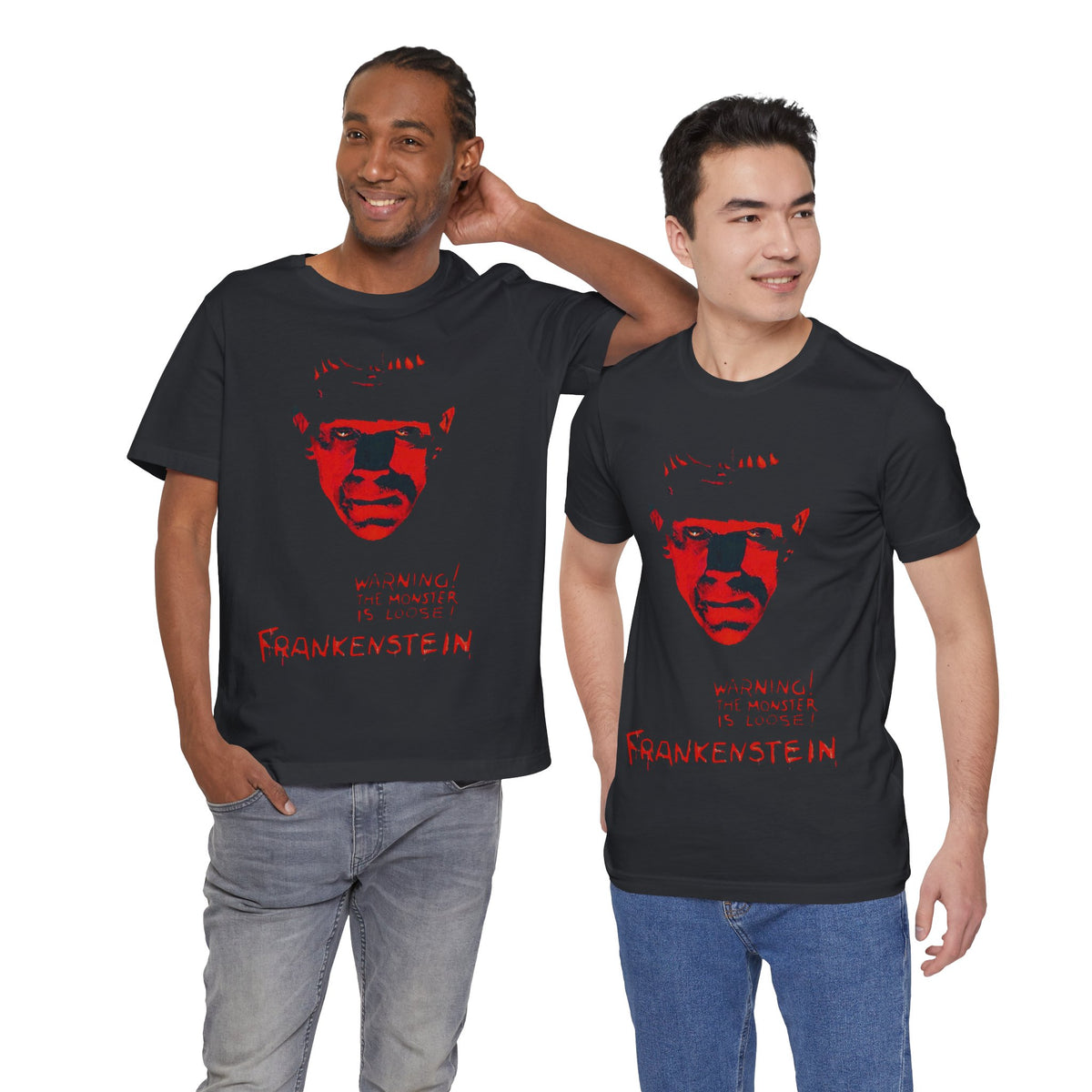 Red Frankenstein Poster T-Shirt | Horror Graphic Tee
