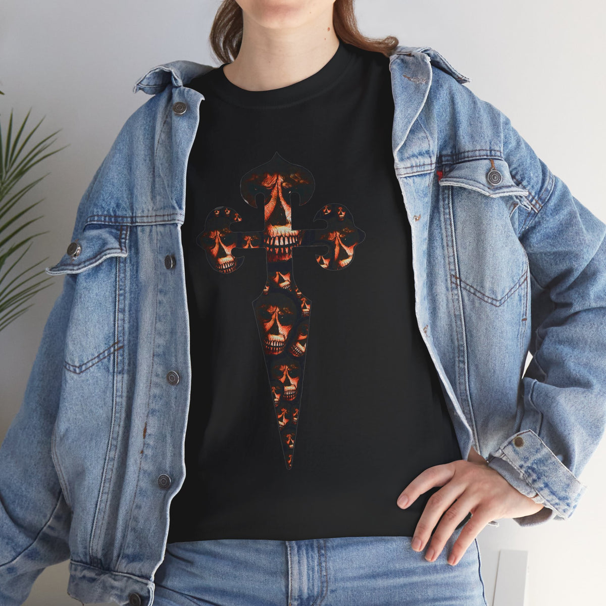 Celtic Skull Dagger Graphic Tee — Gothic Horror Print