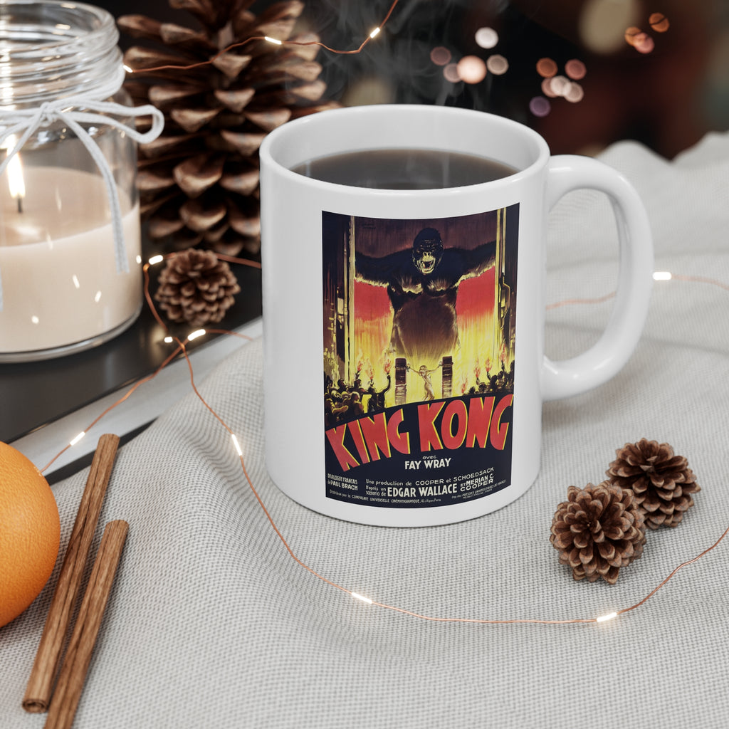 King Kong Movie Poster Mug — Classic Vintage Film Coffee Cup
