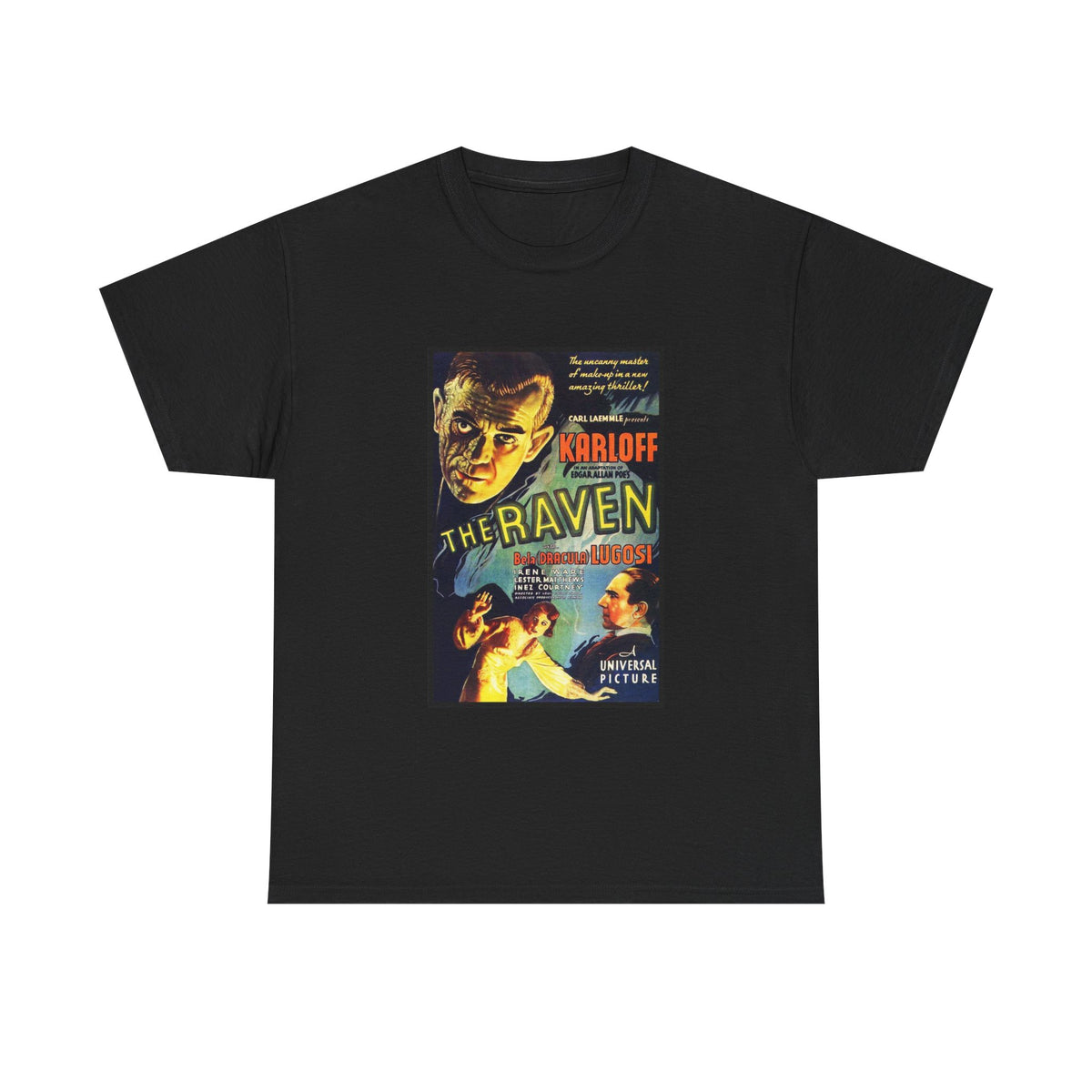 The Raven Vintage Horror Movie Poster T-Shirt