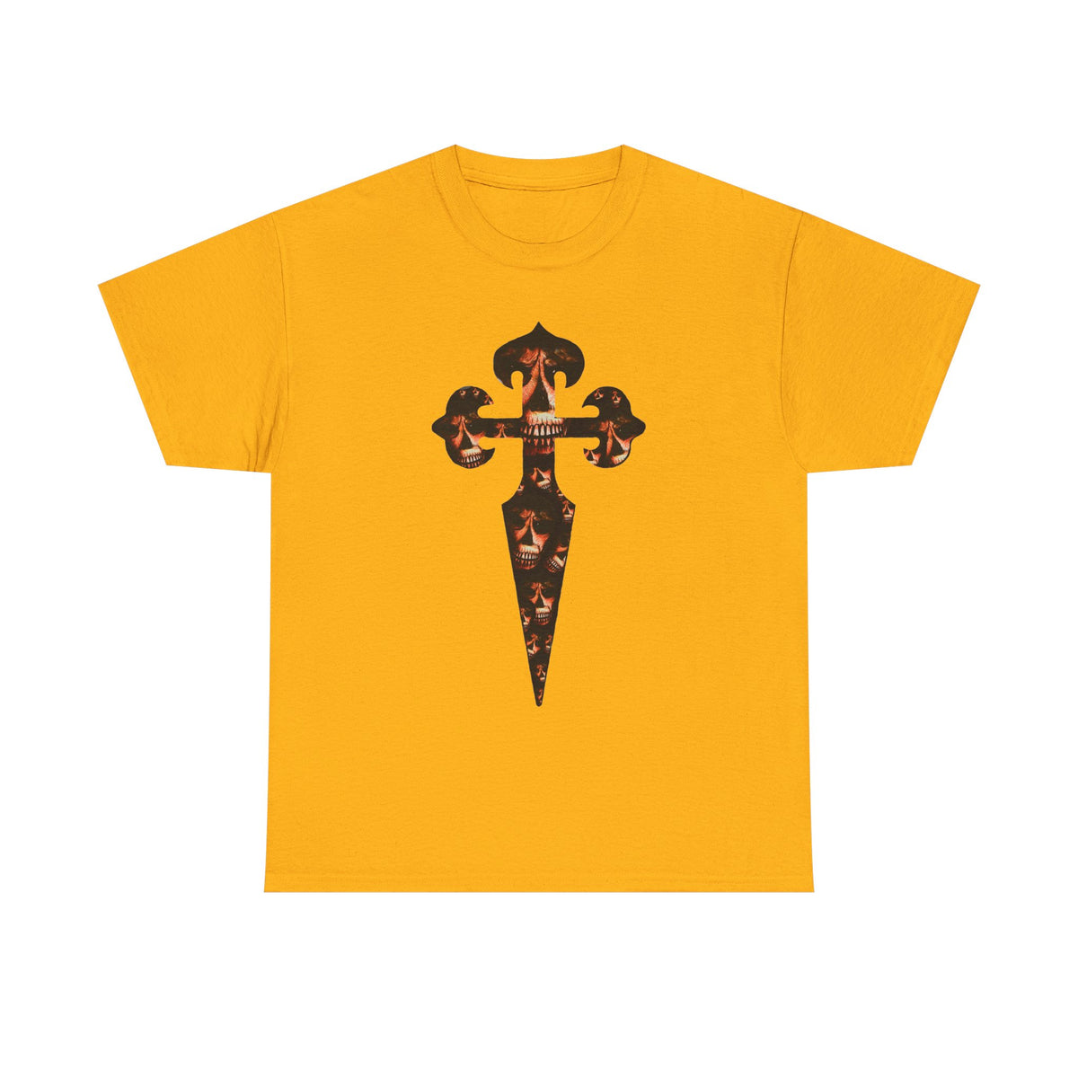 Celtic Skull Dagger Graphic Tee — Gothic Horror Print