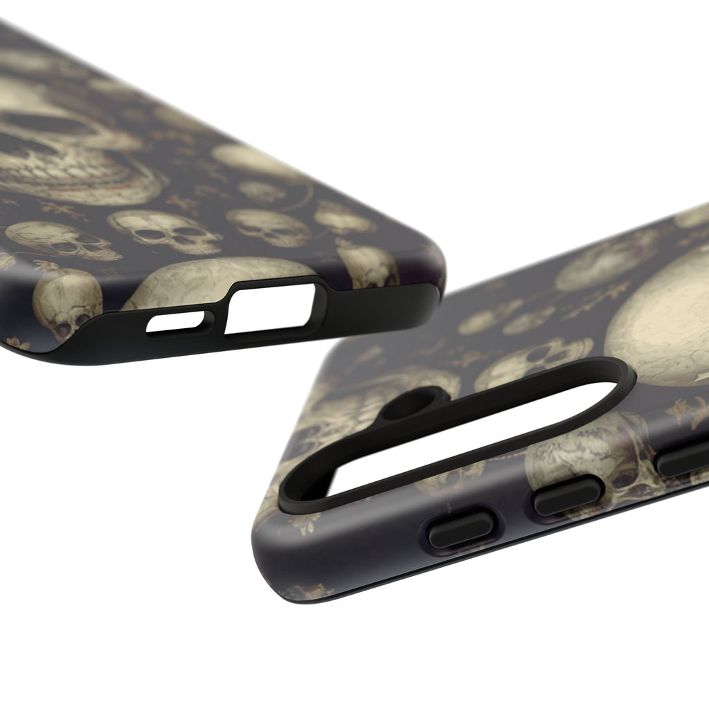 Skull Pattern Phone Case — Gothic Vintage Skull Design for iPhone