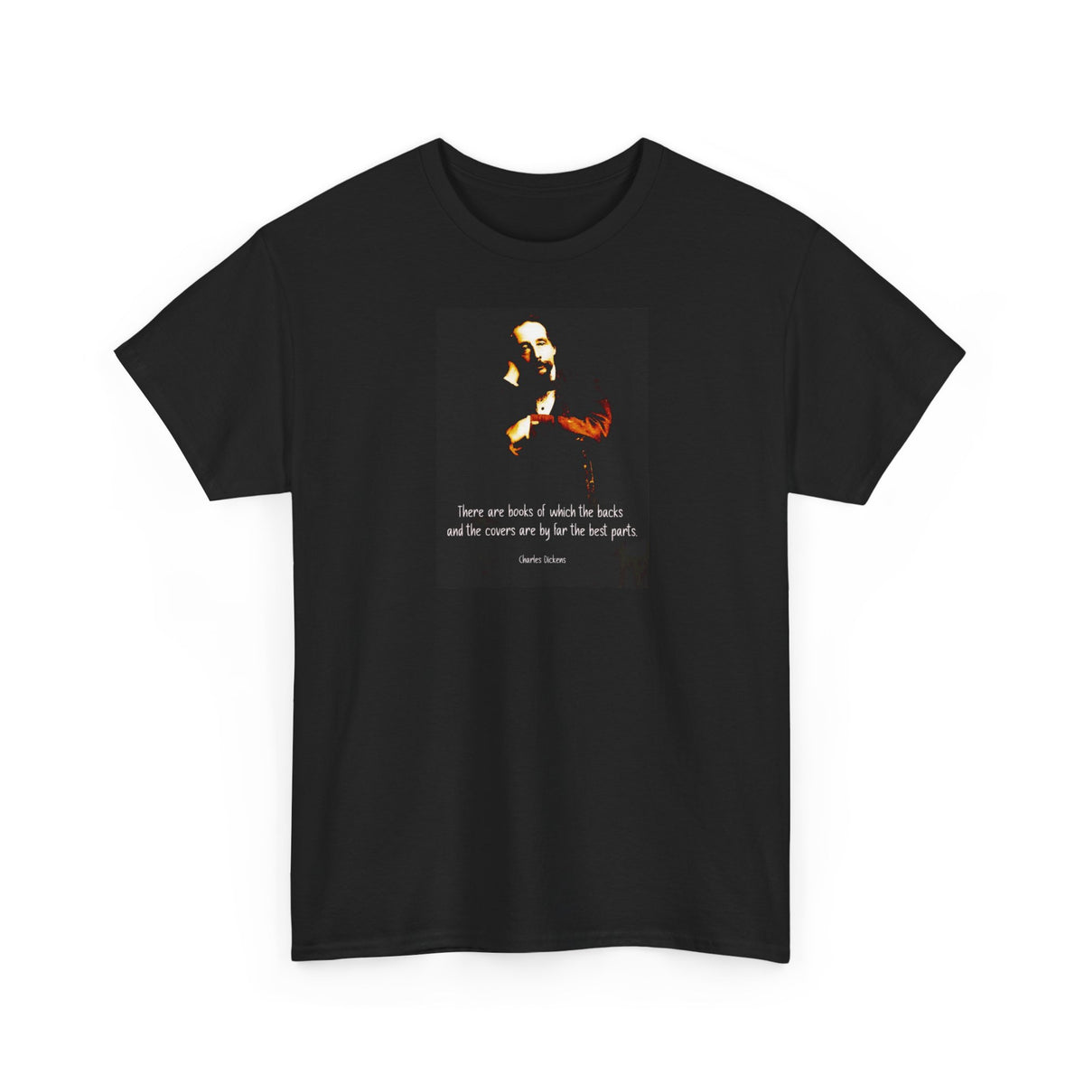 Charles Dickens Portrait Quote T-Shirt | Quote Tee