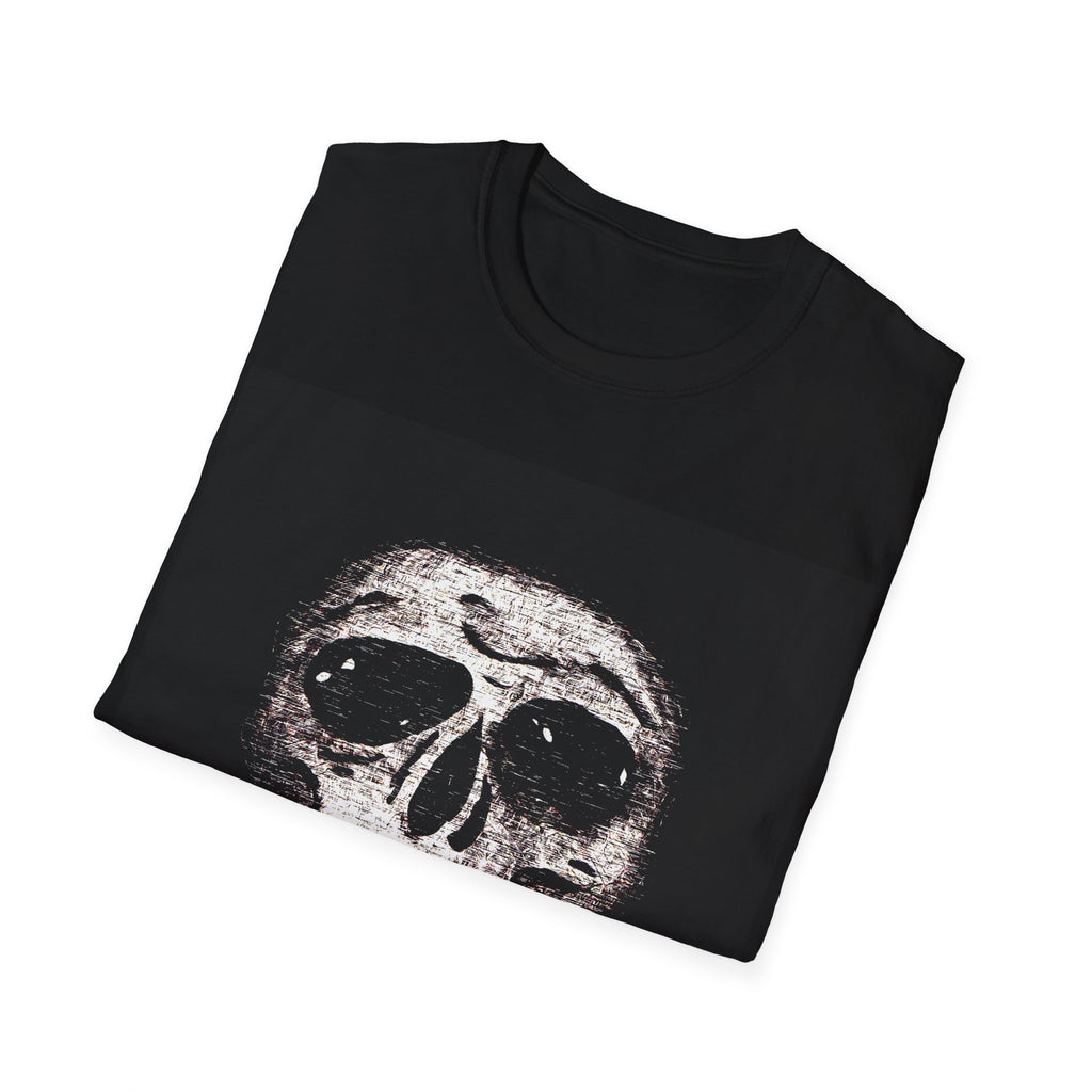Skull Graphic T‑Shirt — Vintage Distressed Skull Tee for Goth & Alternative Style