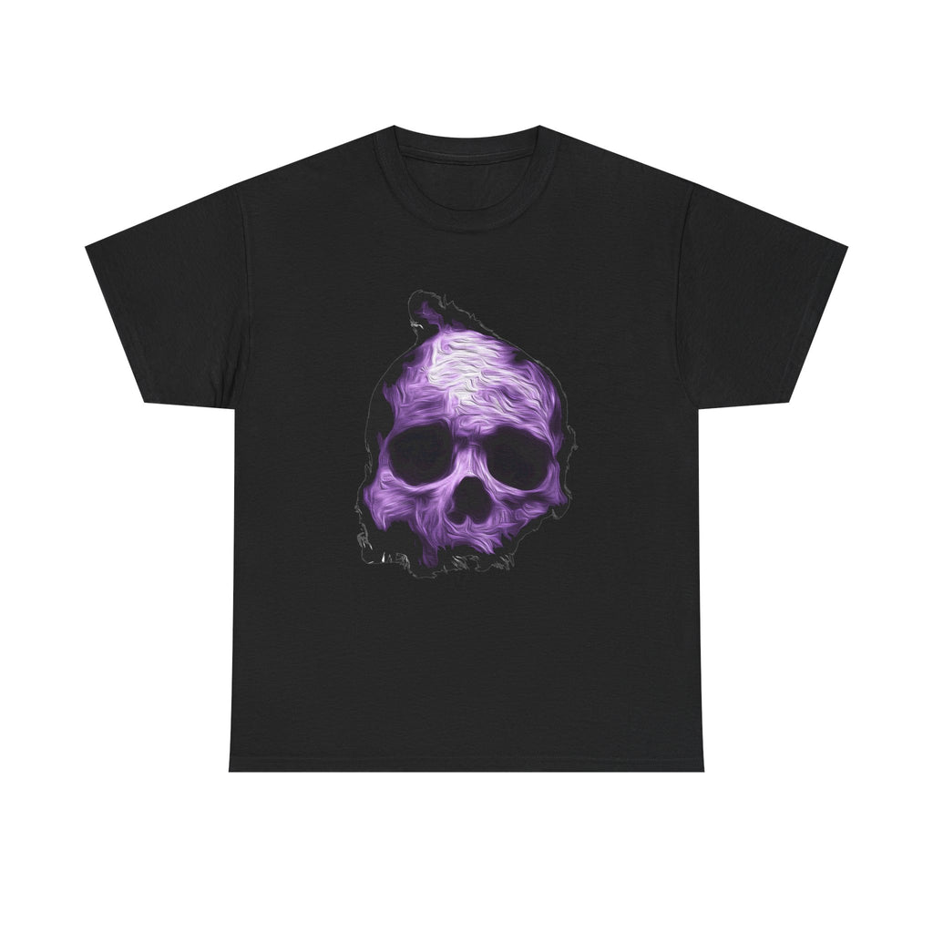 Purple Skull T-Shirt — Gothic Vaporwave Graphic Tee
