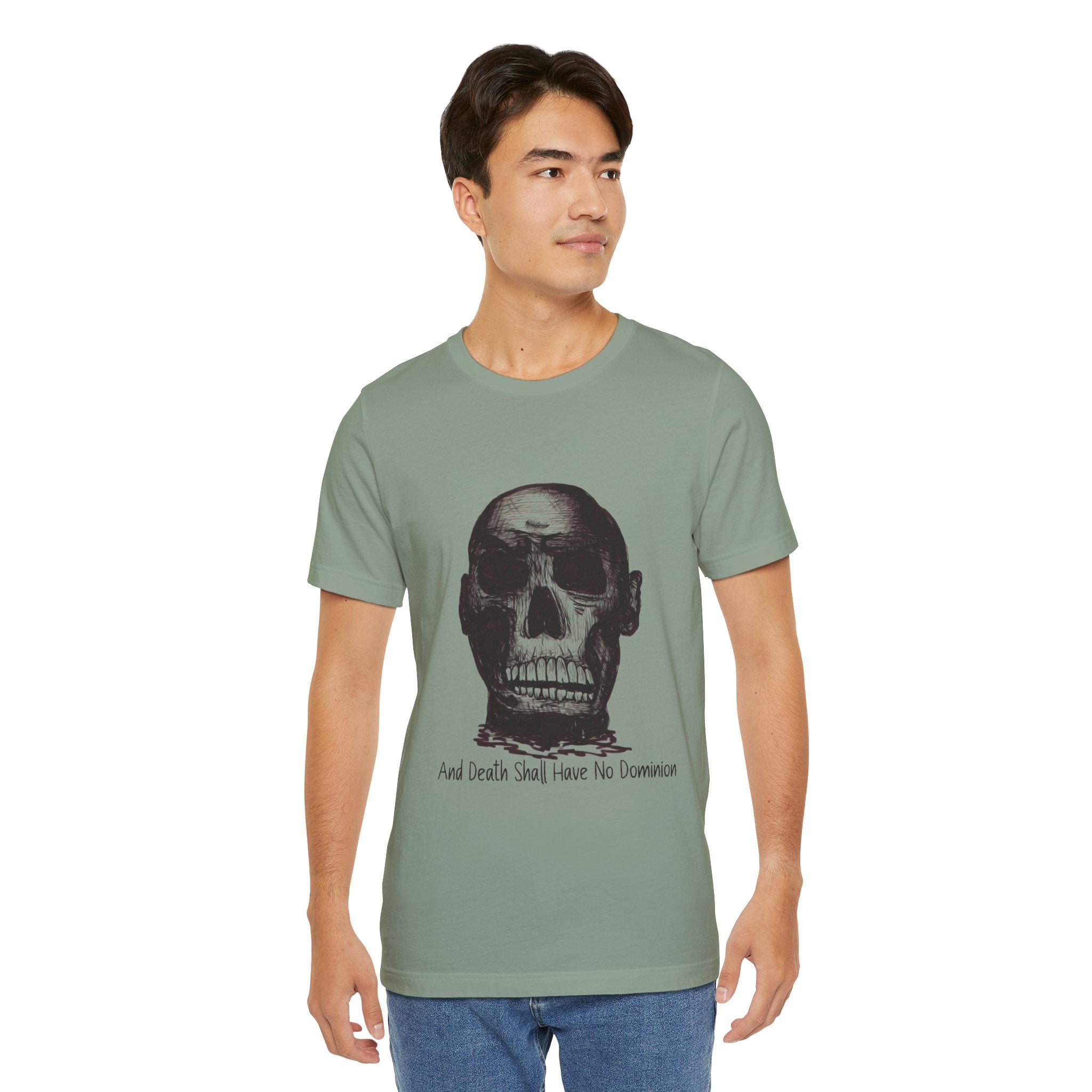 Skull Tee – "And Death Shall Have No Dominion" Graphic T-Shirt