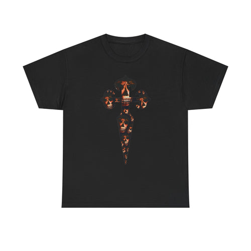 Celtic Skull Dagger Graphic Tee — Gothic Horror Print
