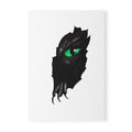 Green Dragon Eye and Claw A5 Softcover Notebook — Green Fantasy Sketch Journal