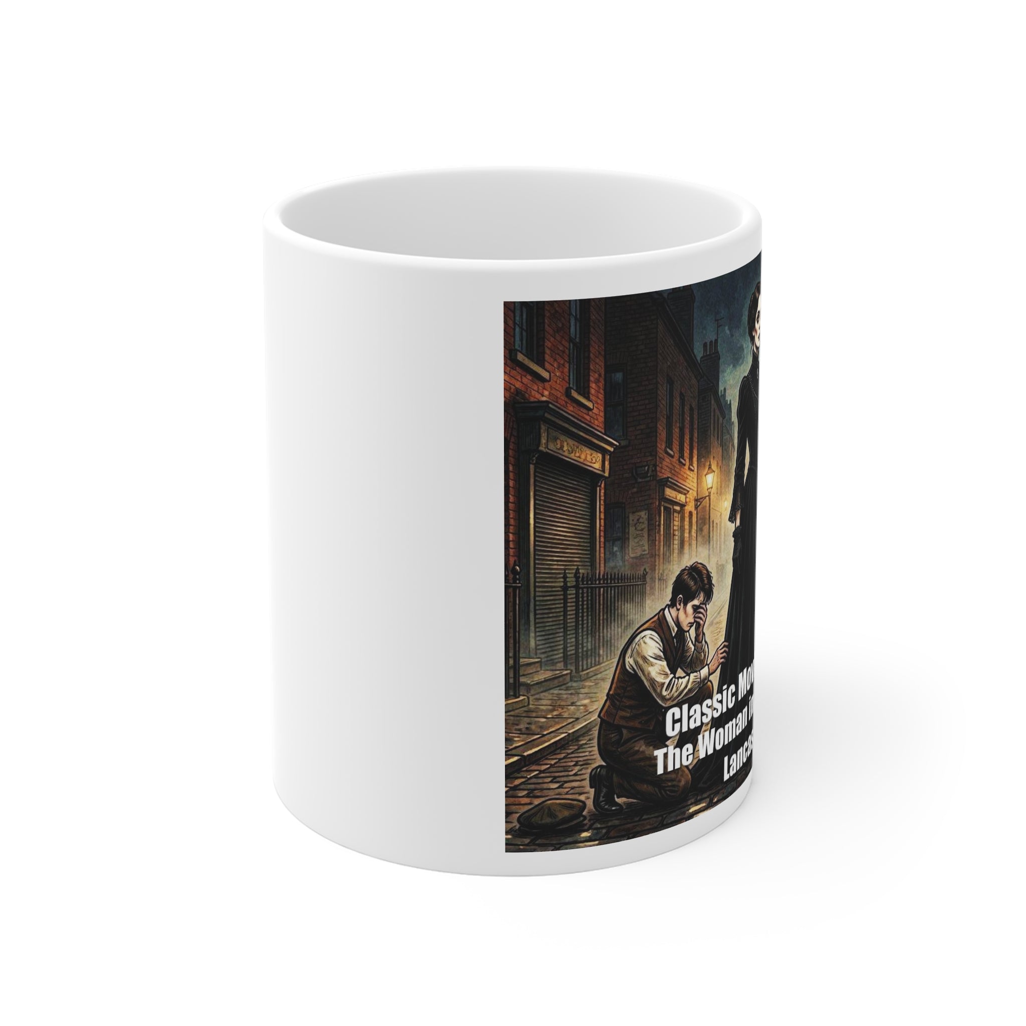 Classic Movies No 26 - The Woman in Black Coffee Mug | Vintage Gothic Horror Poster