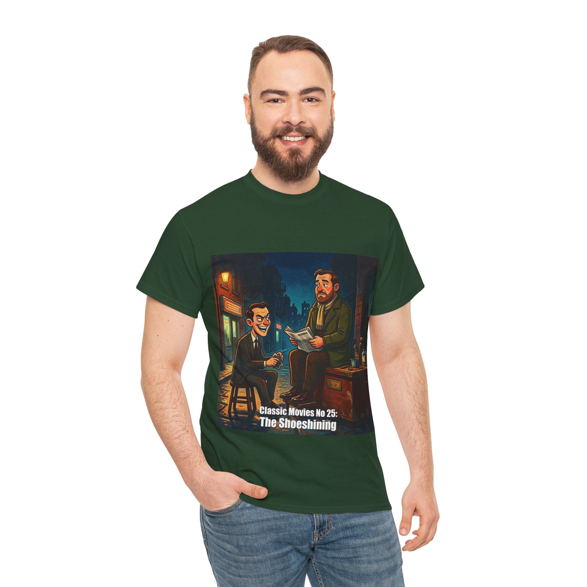Classic Movies No. 25 “The Shoeshining” Retro Film Art Tee