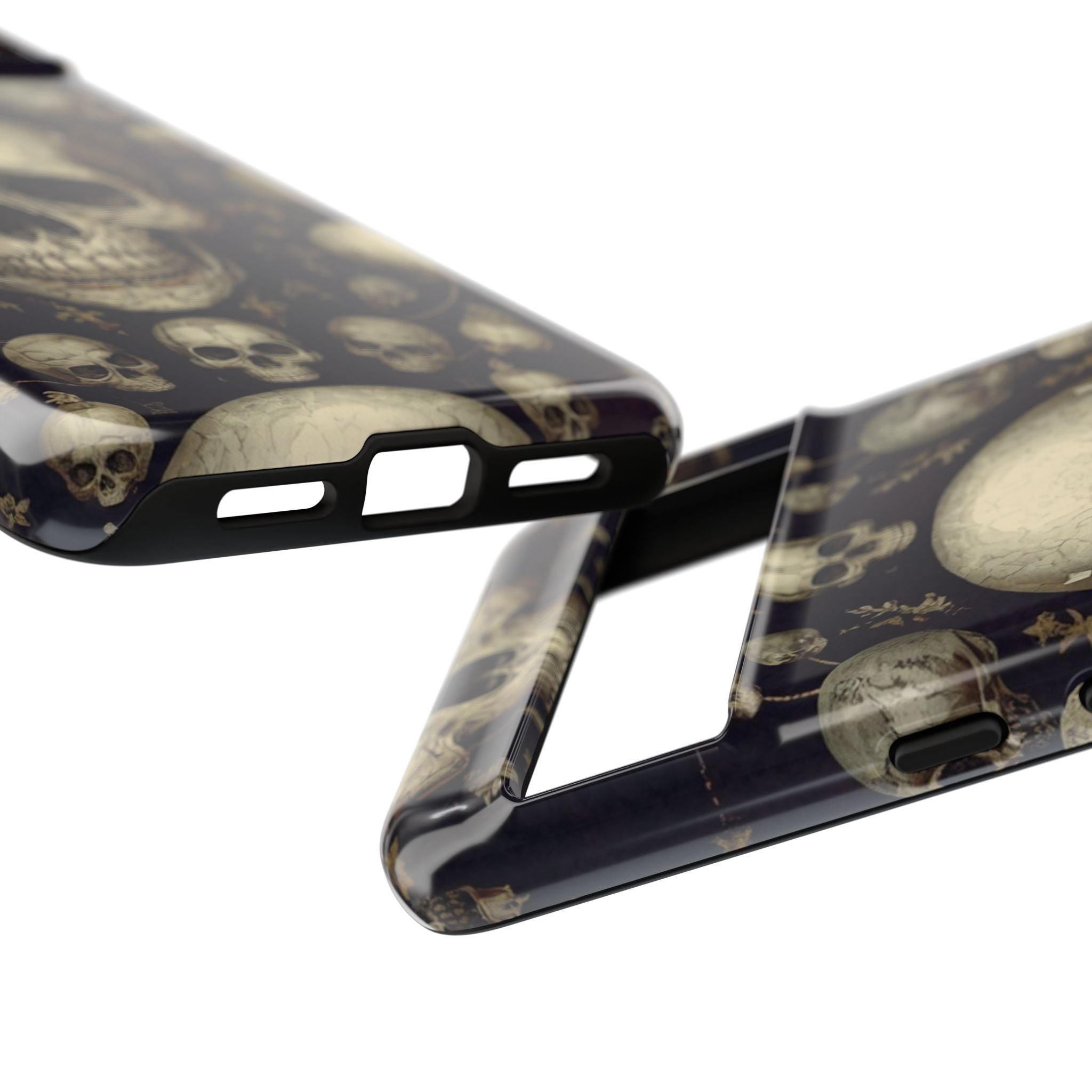 Skull Pattern Phone Case — Gothic Vintage Skull Design for iPhone