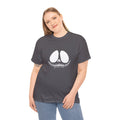 Skull Face White Graphic Tee — Minimal Halloween Skull