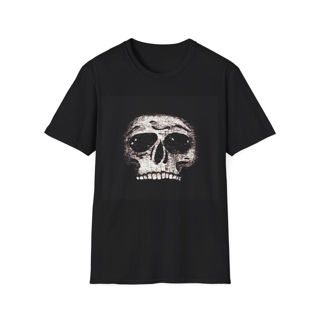 Skull Graphic T‑Shirt — Vintage Distressed Skull Tee for Goth & Alternative Style