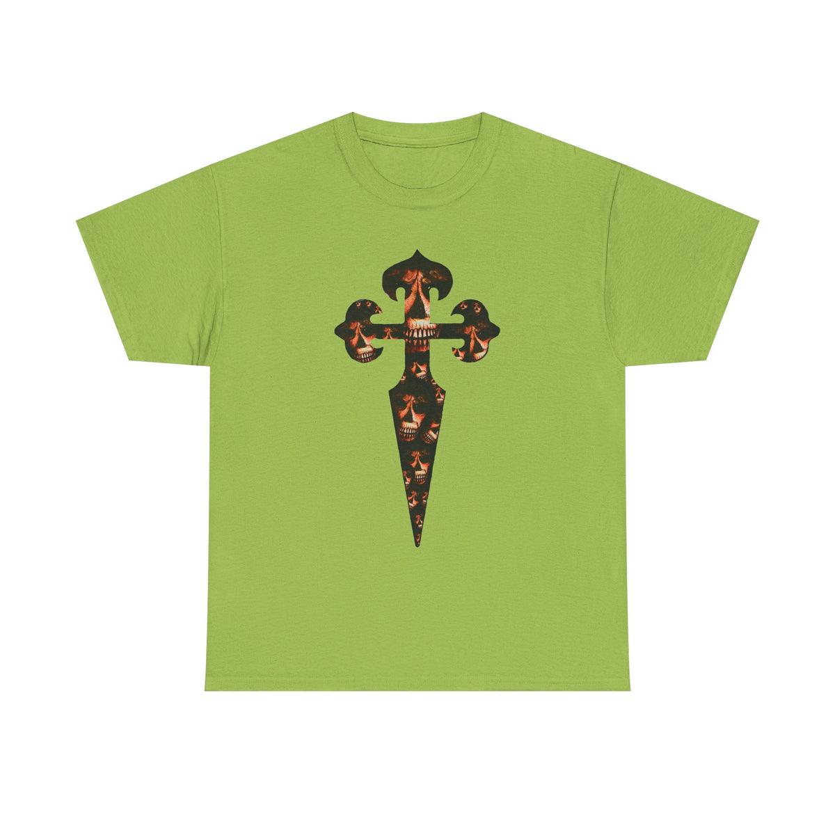 Celtic Skull Dagger Graphic Tee — Gothic Horror Print