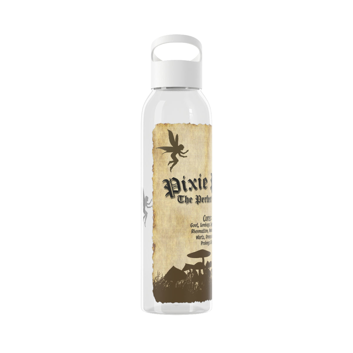 Pixie Piss Water Bottle — Fantasy Fairy Potion Label Drink Bottle