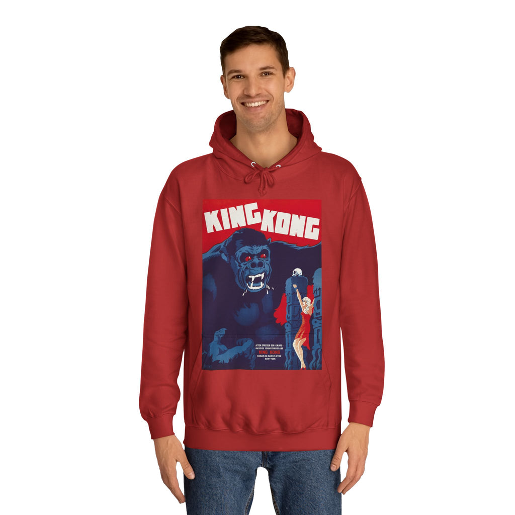 King Kong Retro Poster Hoodie — Vintage Monster Movie Sweatshirt