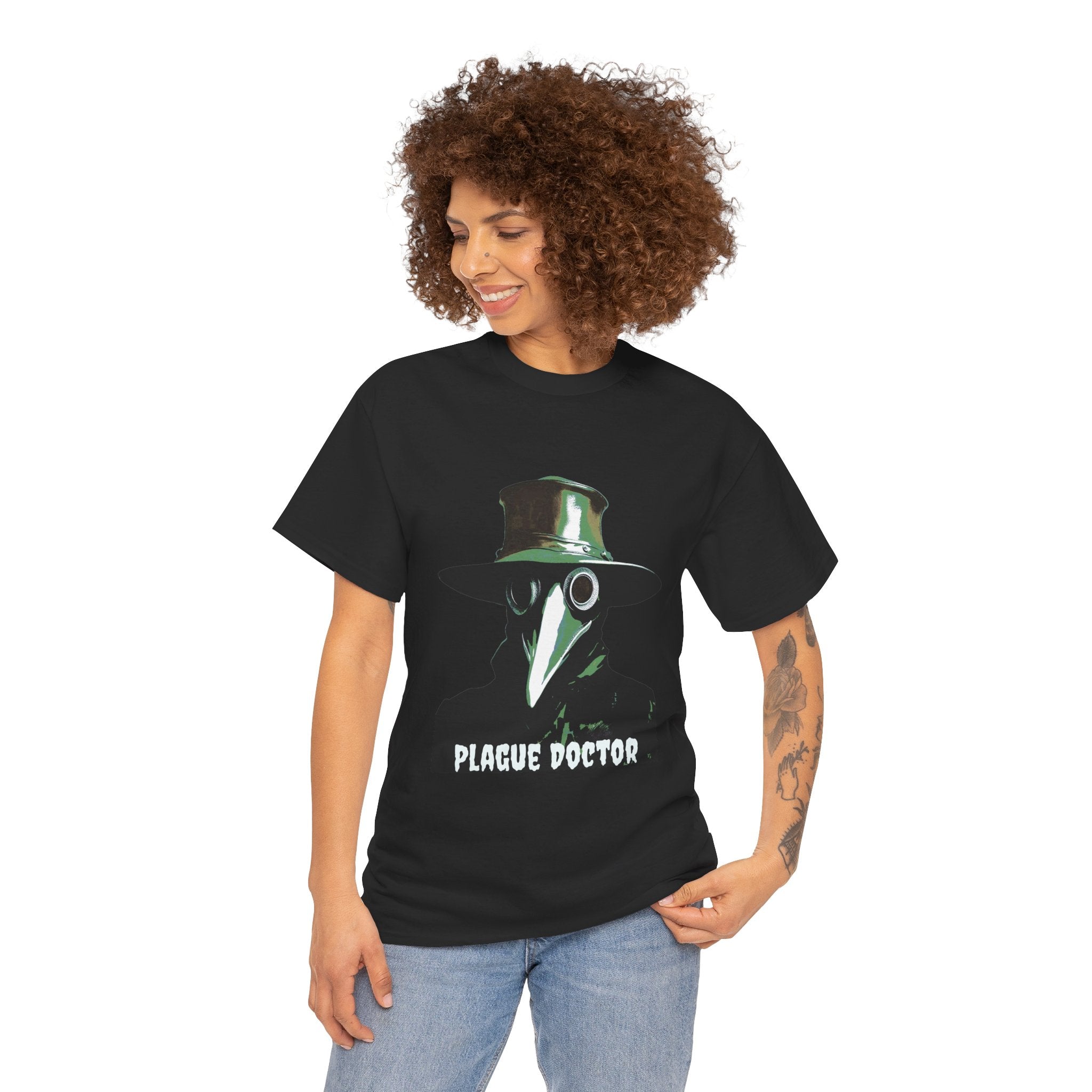 Plague Doctor T‑Shirt — Vintage Gothic Tee