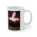 Gothic Mary Shelley Portrait Coffee Mug —  11oz White Mug