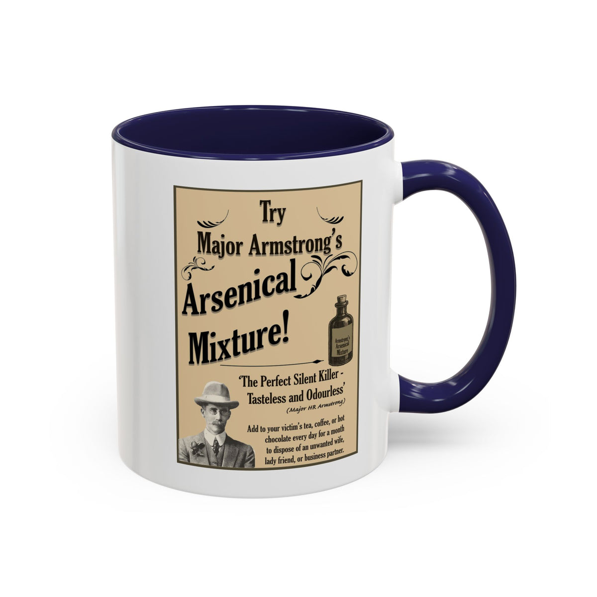 Vintage Arsenical Mixture Coffee Mug - Retro Advertising Accent Mug