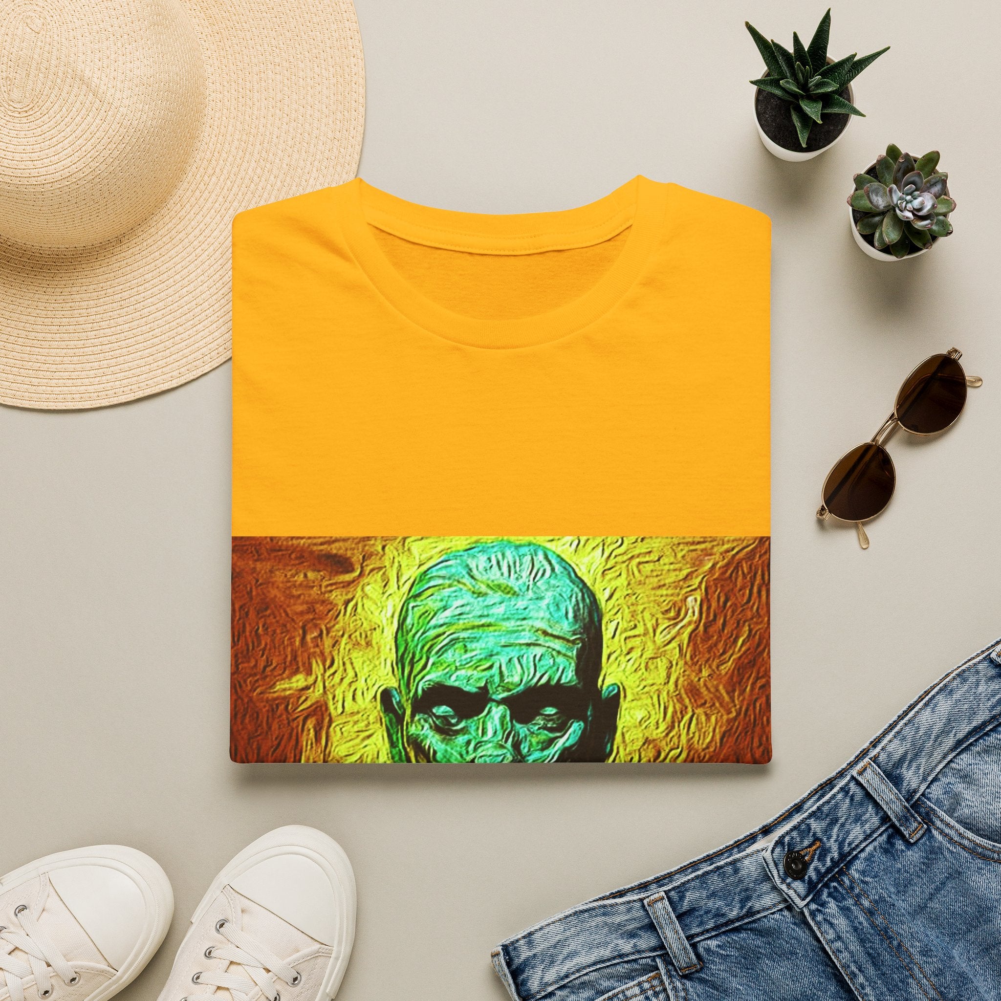 The Mummy Vintage Horror T-Shirt — Retro Green Monster Graphic Tee