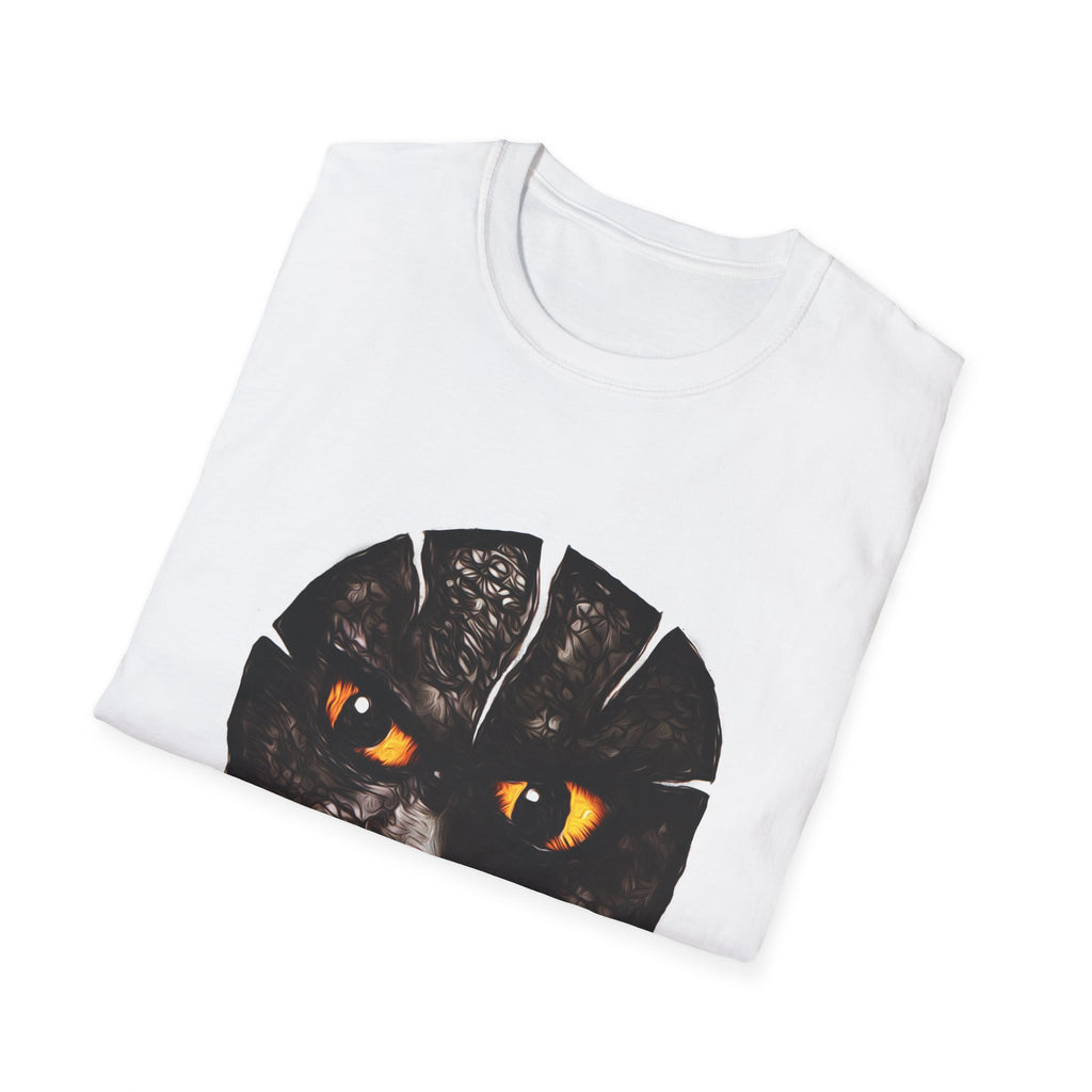 Cracked Face Orange-Eyed Freak T-Shirt — Fierce Graphic Tee