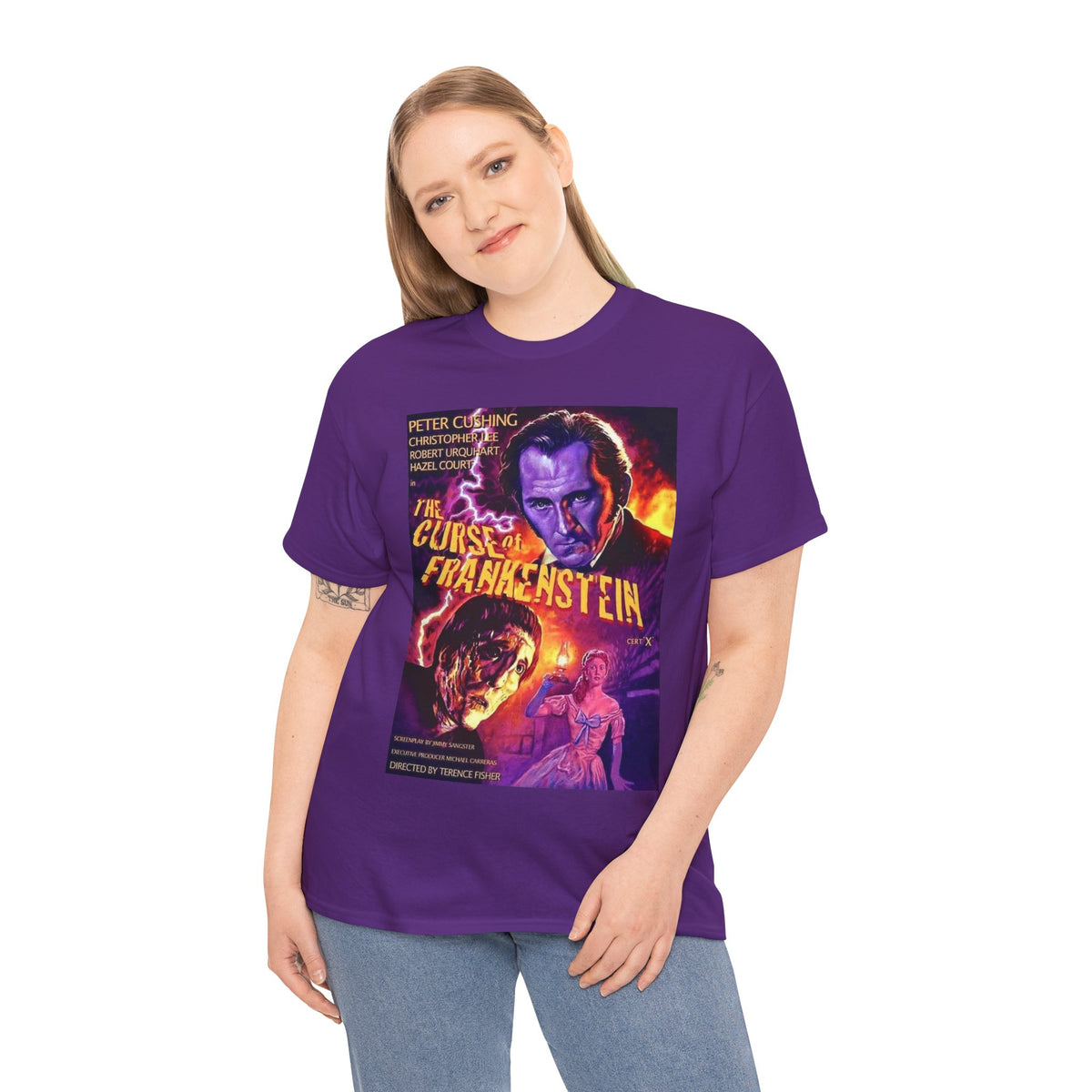 Curse of Frankenstein Vintage Horror Poster T-Shirt