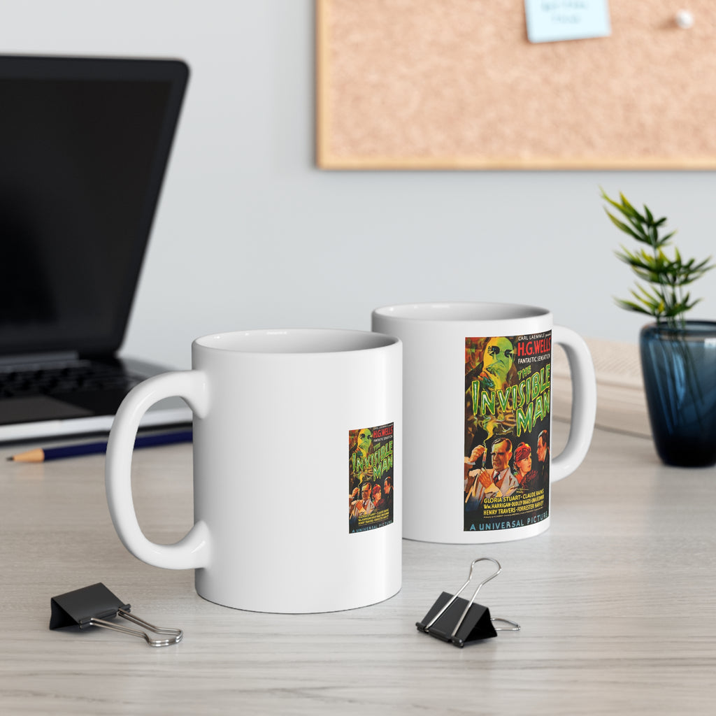 Vintage Horror Movie Mug — The Invisible Man Classic Film Gift for Book & Film Lovers