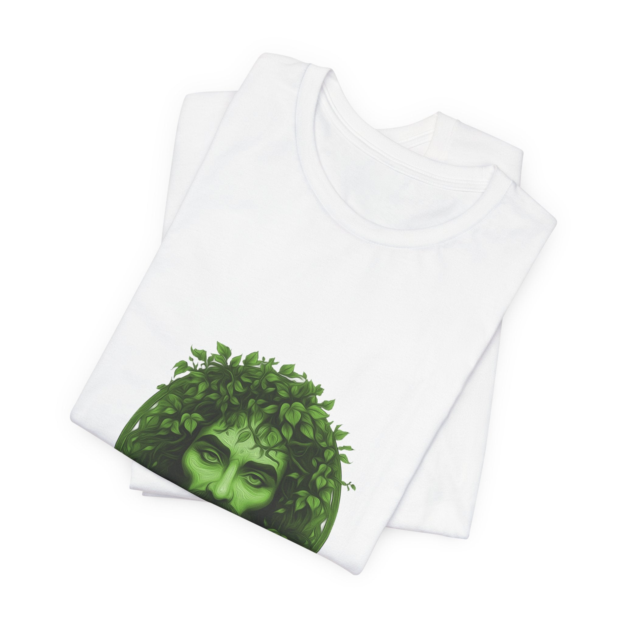 Green Man Nature T-Shirt — Celtic Forest Spirit Tee