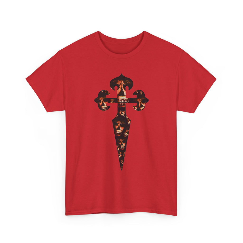 Celtic Skull Dagger Graphic Tee — Gothic Horror Print