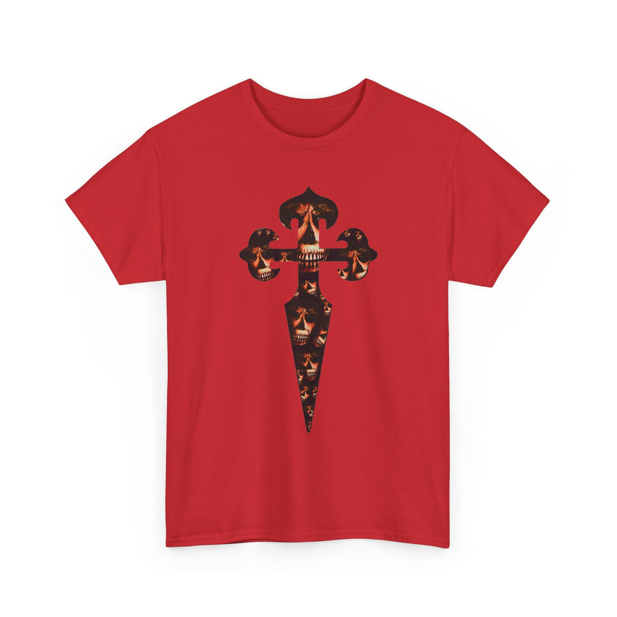 Celtic Skull Dagger Graphic Tee — Gothic Horror Print
