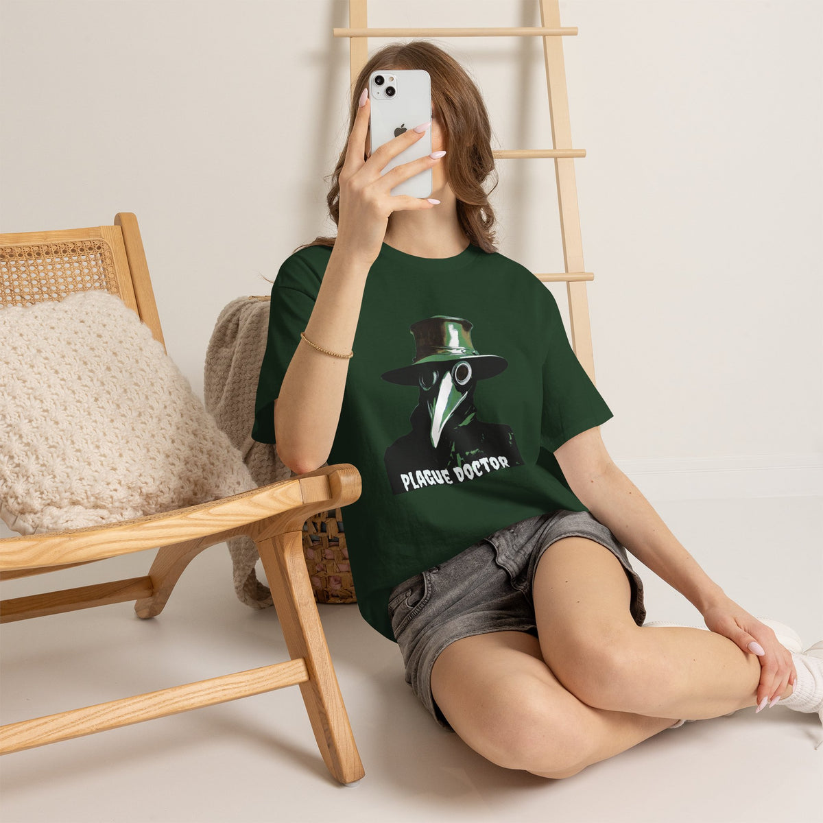 Plague Doctor T‑Shirt — Vintage Gothic Tee