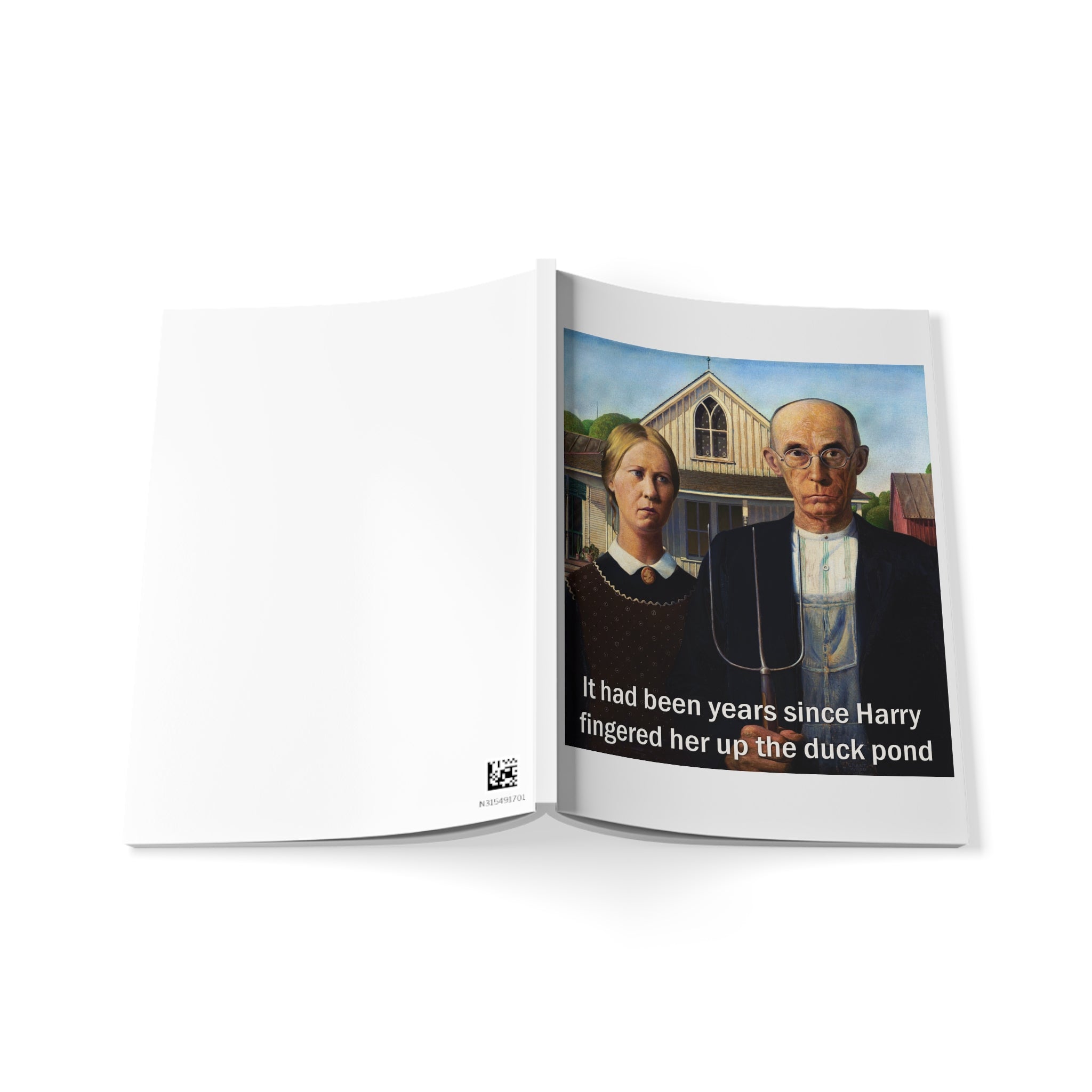 It had been years... American Gothic Notebook