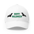 Happy Halloween Embroidered Cap with Bats