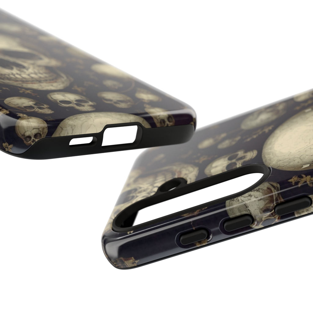 Skull Pattern Phone Case — Gothic Vintage Skull Design for iPhone