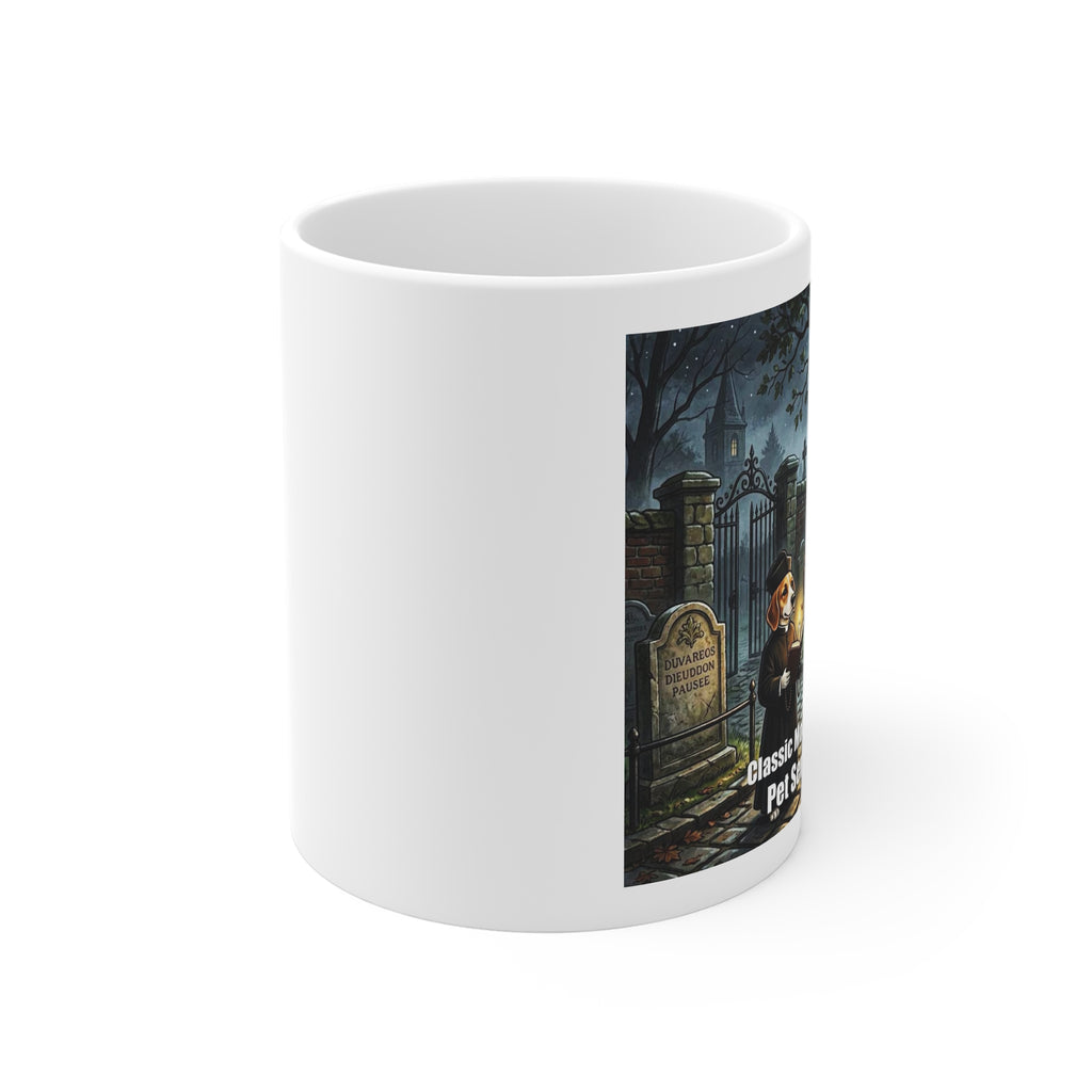 Classic Movies No 38 - Pet Seminary Coffee Mug — Spooky Cemetery Design