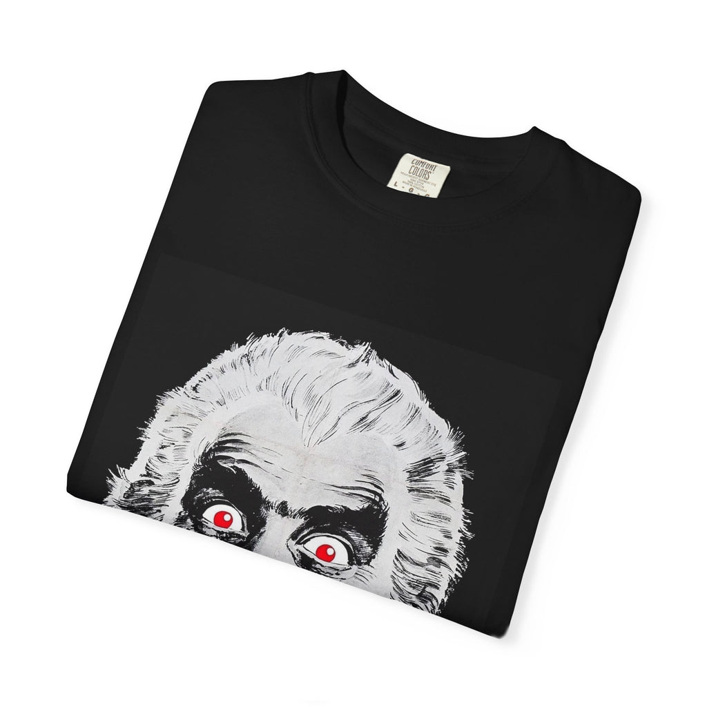 Vampire Face Graphic T-Shirt — Bloody Fangs Horror Tee