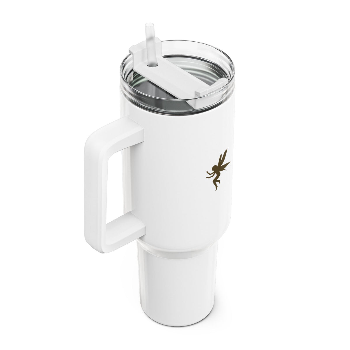 Pixie Piss Tumbler with Handle — Fantasy Potion Label  — Insulated Travel Cup