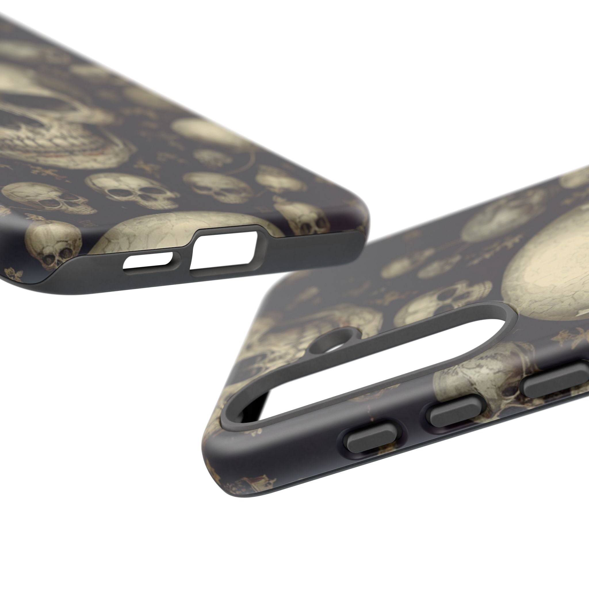 Skull Pattern Phone Case — Gothic Vintage Skull Design for iPhone