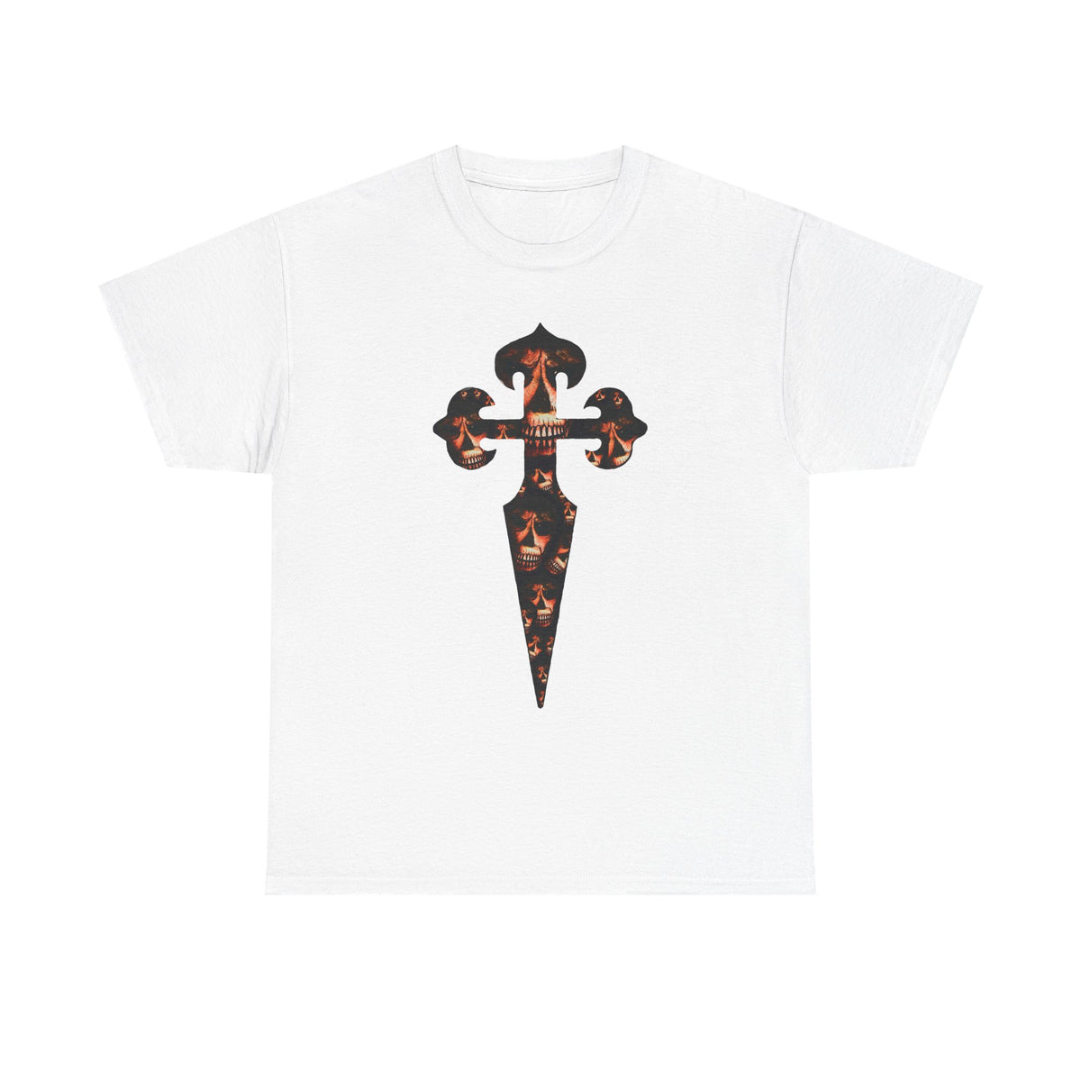 Celtic Skull Dagger Graphic Tee — Gothic Horror Print