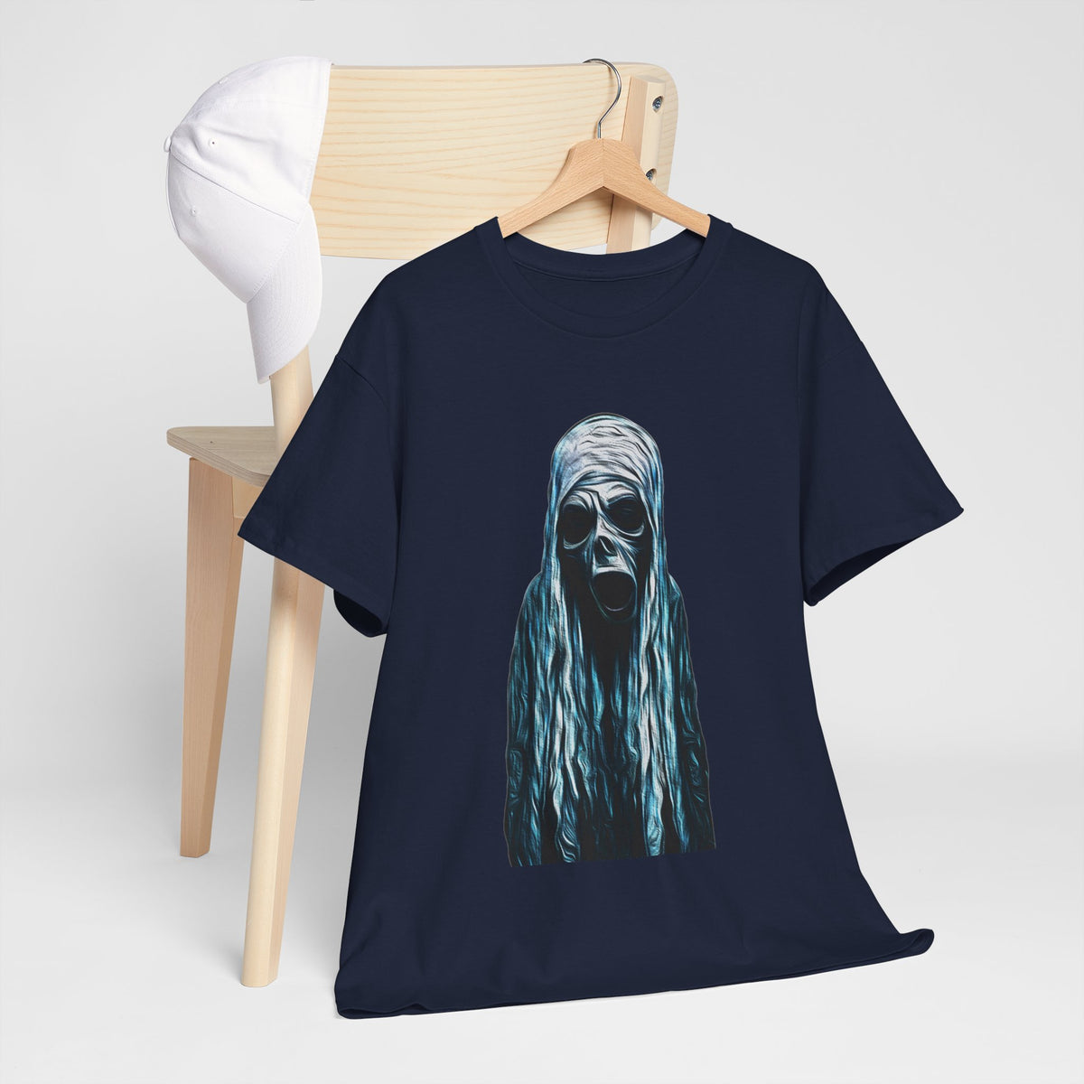 Screaming Ghoul T-Shirt — Gothic Horror Portrait Tee
